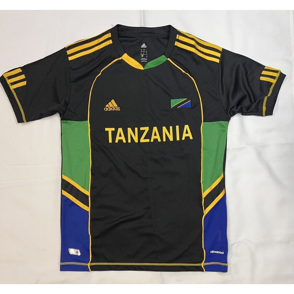 TANZANIA JERSEY INTERNATIONAL SOCCER/FUTBAL ADIDAS  BRAND SIZE L RARE!